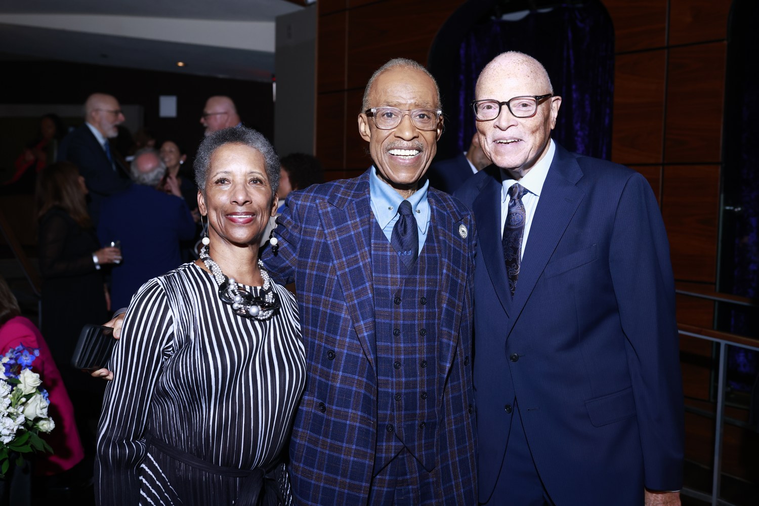 Rev. Al Sharpton with Lee Saunders and his wife Lynne