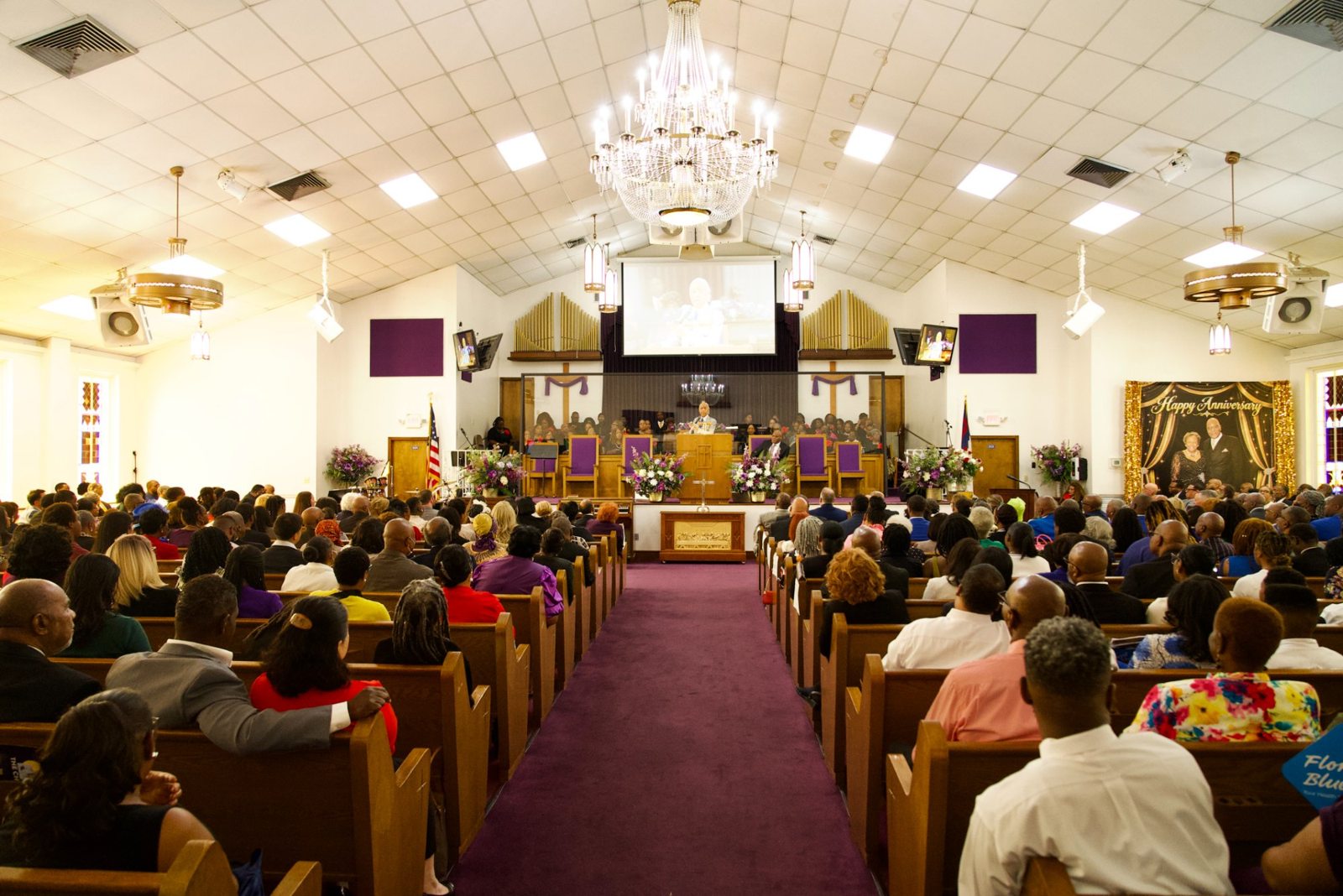 Bethel Missionary Baptist Church 156th Anniversary & Pastor R.B. Holmes Jr.'s 40th, Rev. Al Sharpton delivers the sermon in Tallahassee, Florida