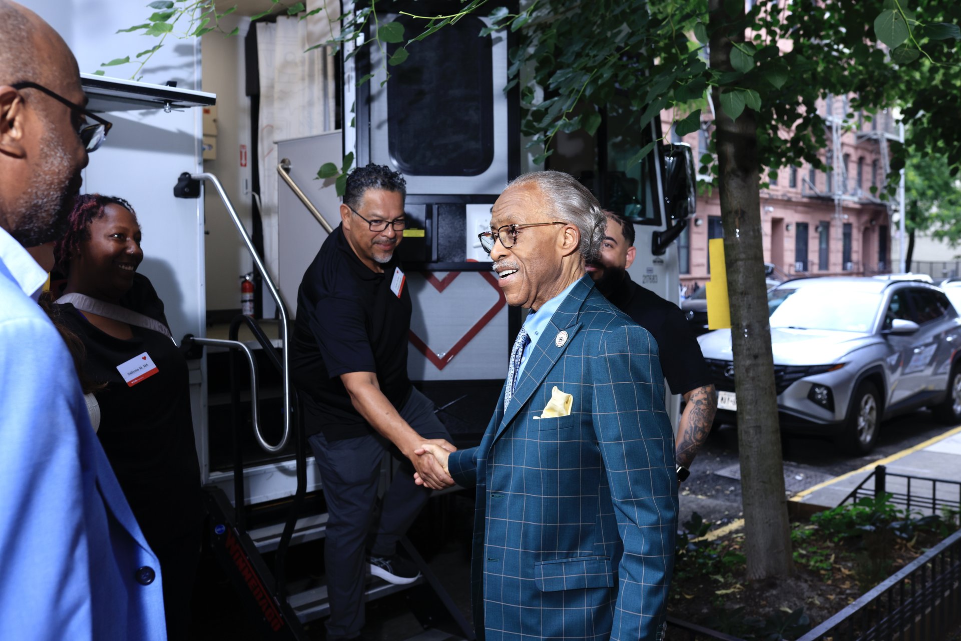 CVS Health staff screening community members at Mother AME Zion Church in Harlem