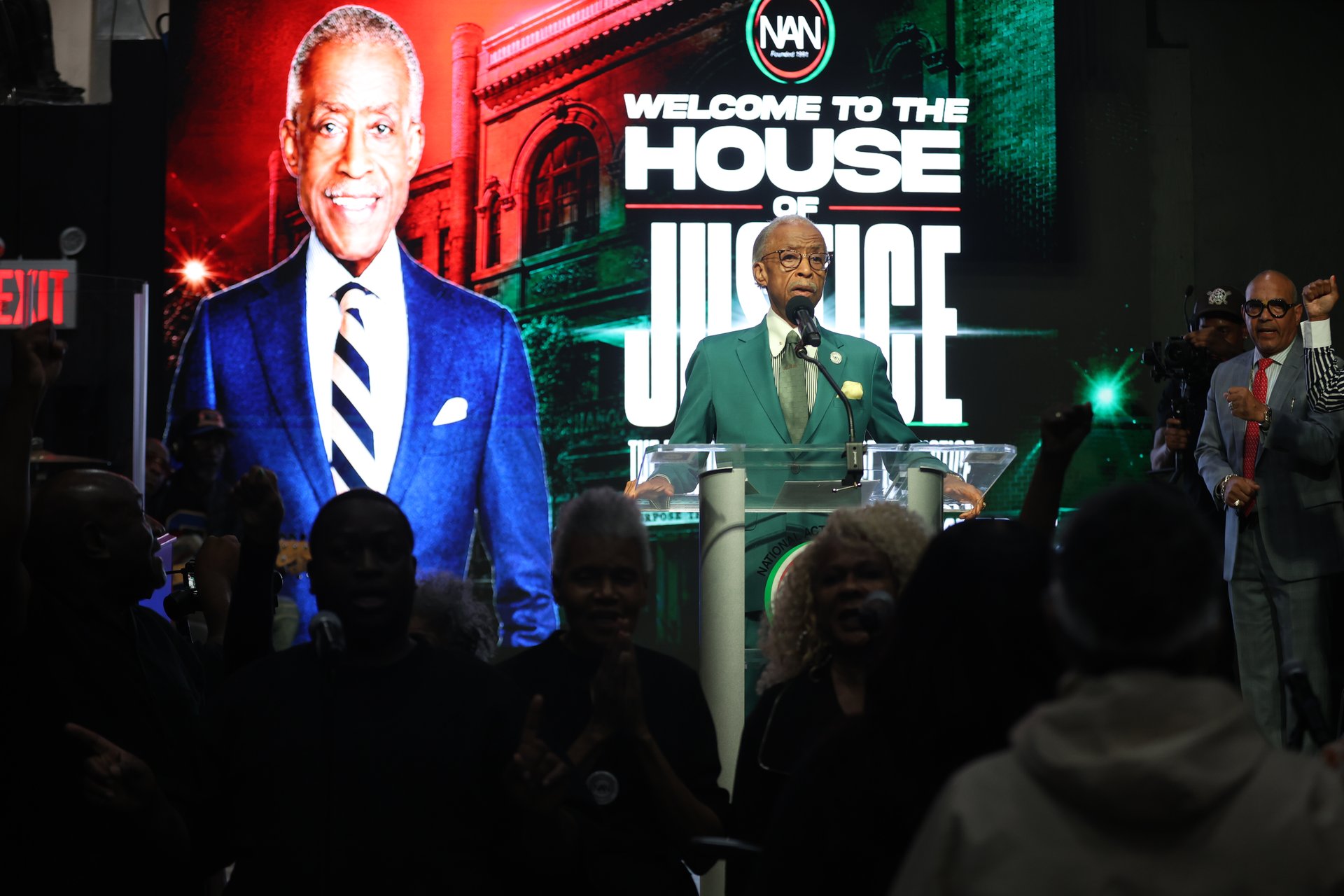 The first Saturday Action Rally in the new House of Justice, Harlem