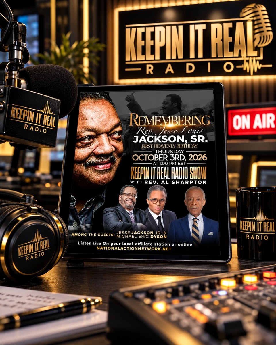 Keepin It Real Radio studio, Remembering Rev. Jesse Louis Jackson, Sr. on the Keepin It Real Radio Show with Rev. Al Sharpton