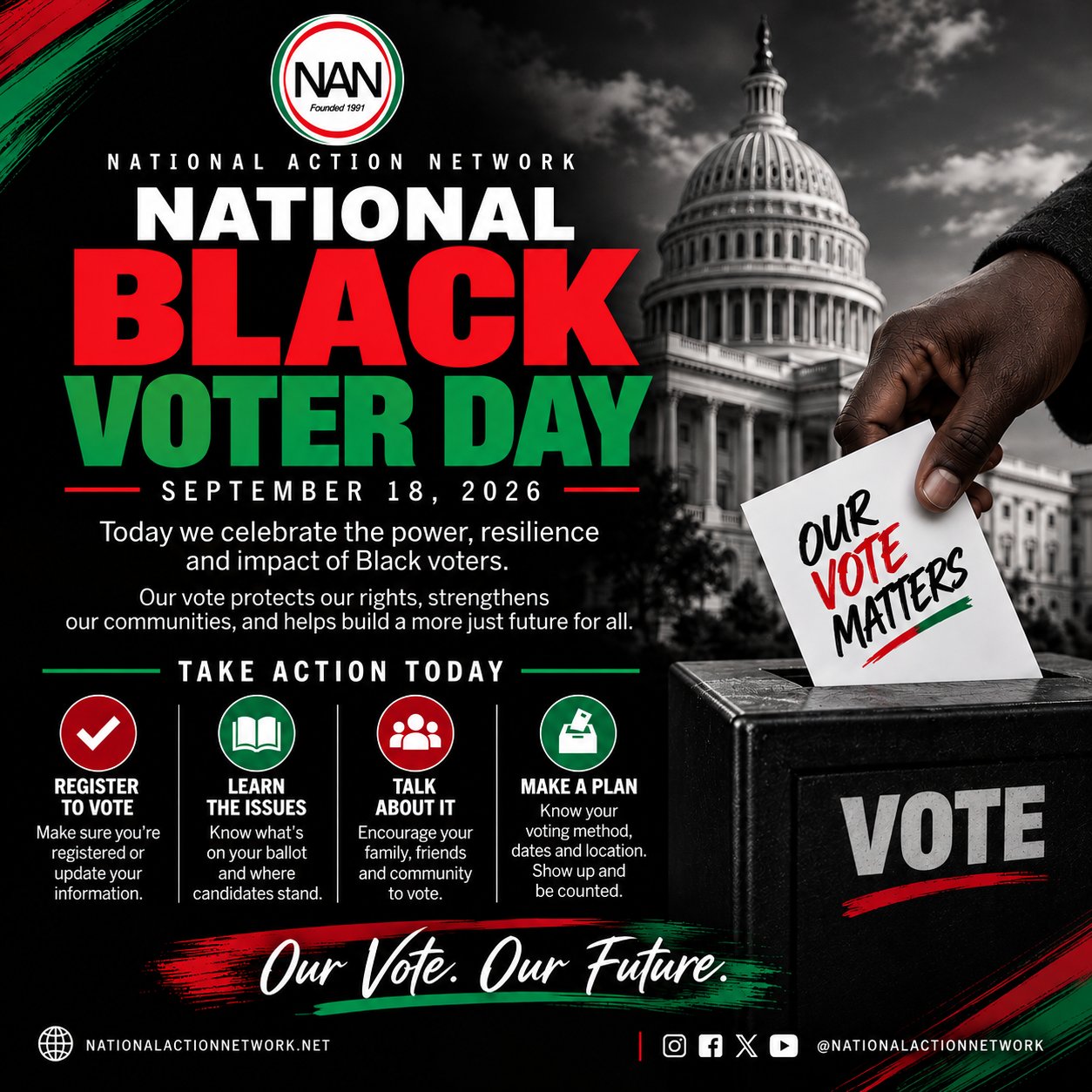 National Action Network — National Black Voter Day, September 18, 2026